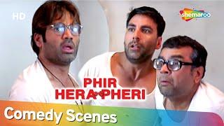 Phir Hera Pheri   Most Popular Comedy Scenes  Paresh Rawal - Akshay Kumar - Suniel Shetty