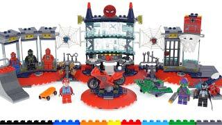 LEGO Marvel Attack on the Spider Lair 76175 review Spider-Mans Hall of Armor