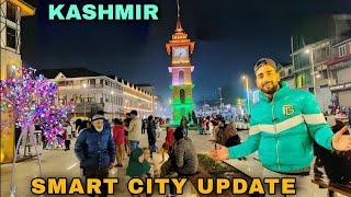 LAL CHOWK NIGHT VIEW Srinagar Smart City ️