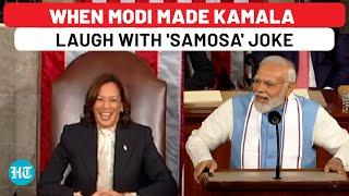 On Camera When PM Modi Made Kamala Harris Laugh Loud At Samosa Joke US VPs India View Decoded