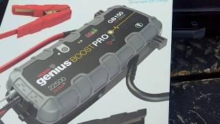 Lithium Jump Starter VS Dump Truck.  NOCO Genius Boost PRO GB150