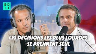 Les décisions les plus lourdes se prennent seul - Emmanuel Macron Président de la République