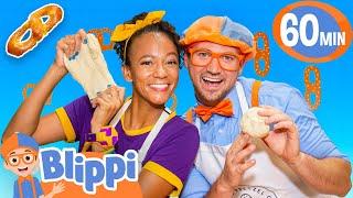 Blippi & Meekahs Pretzel Adventure Fun with Food and Friends  Educational Videos for Kids