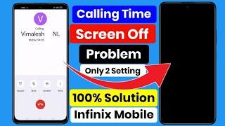 Screen off during call problem Infinix mobile  proximity sensor not working Infinix mobile