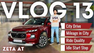 Grand Vitara City Drive Review  Zeta AT  City Traffic Mileage  VLOG 13