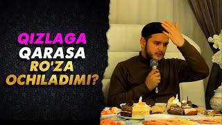 Qizlaga qarasa roza ochiladimi?  Sardor domla