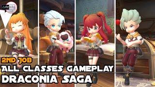 Draconia Saga All Classes 2nd Job Gameplay MMORPG Mobile on AndroidiOS