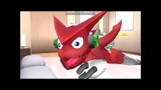 MMD Shoutmon Farts gassy breegull