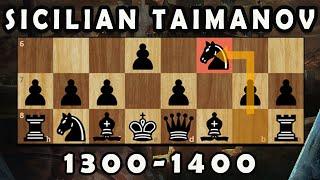 Play the Sicilian Taimanov like a Grandmaster  1300-1400