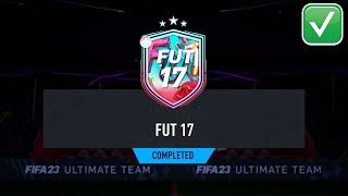 FIFA 23 FUT 17 SBC SOLUTION - FIFA 23 FUT 17 SBC *COMPLETED*