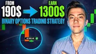 From 190$ →  Earn 1300$  CRAZY BINARY OPTIONS TRADING STRATEGY  Pocketoption Trading  trader