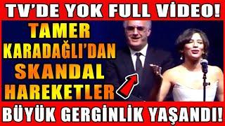 Tamer Karadağlıdan Skandal Hareketler Ödül Töreninde Nihal Yalçına Büyük Saygısızlık Sus Be Kadın