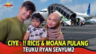 Teuku Ryan Bahagia Tiada Tara Saat Ria Ricis & Moana Pulang Ke Jakarta Hari ini Bawa Sejuta Rindu