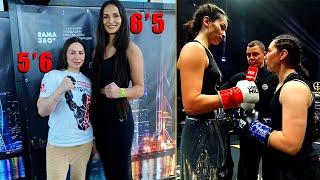 Katsiaryna Kavaleva vs. Luiza Davydova - Highlights  Tall Girl vs Short Girl