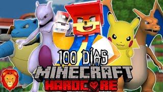 SOBREVIVÍ 100 días en la GUERRA POKEMON en Minecraft HARDCORE y esto es lo que sucedió...