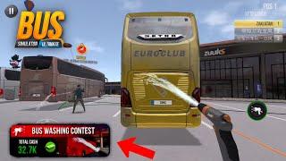 Bus Simulator Ultimate - New Update 2.1.0  Bus Washing Contest Added