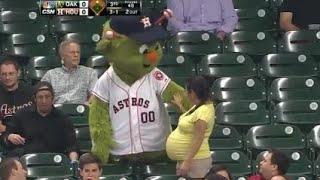 MLB Funniest Mascot and Fan Interactions