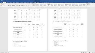 Questionnaire coding basics