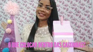 O que colocar dentro das caixinhas personalizadas para lembrancinhas?