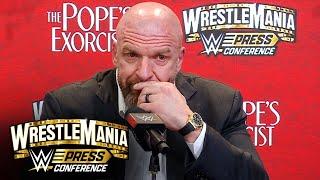 Triple H shares an emotional story WrestleMania 39 Sunday Press Conference Highlights