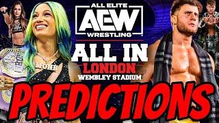 AEW All in 2024 A Preview for AEWs Biggest Show of the Year