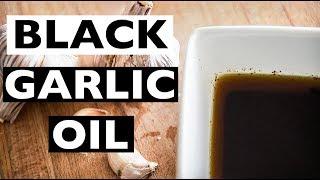 How to make BLACK GARLIC OIL ***AMAZING IN VEGAN RAMEN***