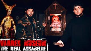 OVERNIGHT in WARREN MUSEUM with THE REAL ANNABELLE  Most Haunted Place on Earth