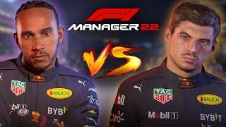 HAMILTON vs VERSTAPPEN STESSA MACCHINA - F1 Manager 2022