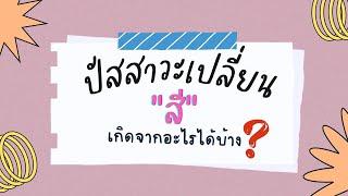 ปัสสาวะเปลี่ยนสี เกิดจากอะไรได้บ้าง