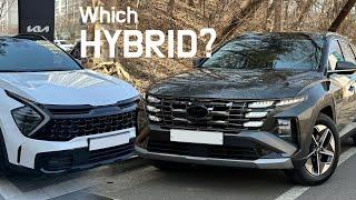 2025 Hyundai Tucson Hybrid Facelift vs 2025 Kia Sportage Hybrid 30th Anniversary Edition Compared