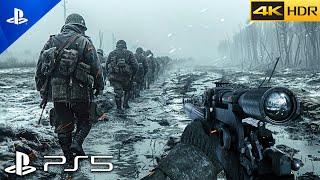 PS5 BATTLE OF THE BULGE 1944  Realistic ULTRA Graphics Gameplay 4K 60FPS HDR Call of Duty