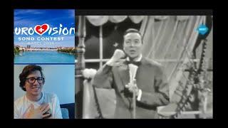 Reacting To André Claveau - Dors Mon Amour Eurovision Winner 1958 France ️ 271 #reaction