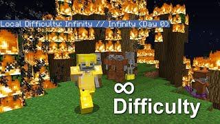 What Infinity ∞ Difficulty Looks Like in Minecraft