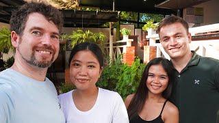 SPENDING THE DAY WITH NEW FRIENDS BOGDAN AND MAE  RUSSIANS  IN THE PHILIPPINES  ISLAND LIFE