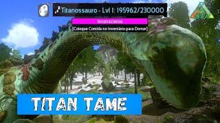 ARK MOBILE TITANOSAUR TAMING SOLO  HOW TO TAME TITANOSAUR IN ARK MOBILE -2024
