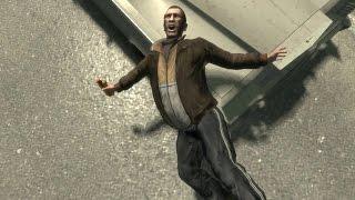 GTA IV - Funny moments deaths and glitches 5