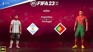 FIFA 23 - Argentina Vs Portugal-  FIFA World Cup Final Qatar  PS5™ 4K  Next Gen