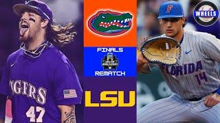 #6 Florida vs #5 LSU Highlights  CWS Finals Rematch  2024 College Baseball Highlights