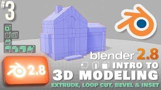 Blender 2.8 Intro to 3D Modeling #b3d