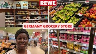 All You See In A Typical Grocery Store In GERMANY    REWE Shop With Me