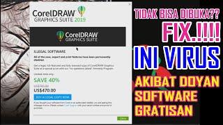 MENGATASI MASALAH ILLEGAL SOFTWARE CORELDRAW 2019 - HOW TO FIX