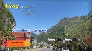 KaraokeNẮNG LUNG LINH - NGUYỄN THƯƠNG Guitar Solo Beat Muối Music  Tháng Năm