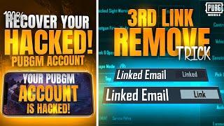 3rd Link Remove Trick Recover Your Hacked Account  Account Recovery Trick PUBGM