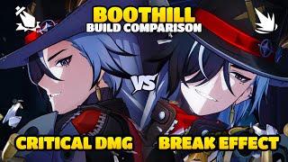 BootHill Best Build Comparison Full Break Effect vs Critical Damage