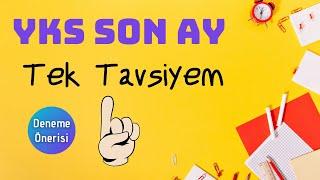 SON AY YKS NASIL ÇALIŞILIR ?   Son 1 Ay   Deneme Tavsiyesi  YKS 2021