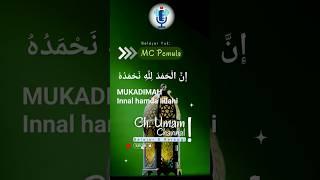 Belajar Yuk mukadimah innal hamda lillah #mukadimah #pembawaacara