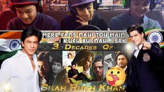 3 Decades of SRK Reaction  Tribute to Shah Rukh Khan The Legend of Indian Cinema Last of the Stars