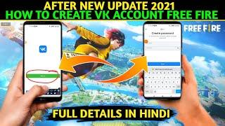 How to create free fire VK account  free fire VK account kaise banaye  free fire vk account create