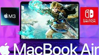 Switch Emulation  Ryujinx - Apple M3 MacBook Air Base Setup Guide Tips 30+ Game Showcase