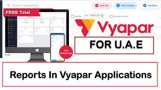 Reports In Vyapar Applications